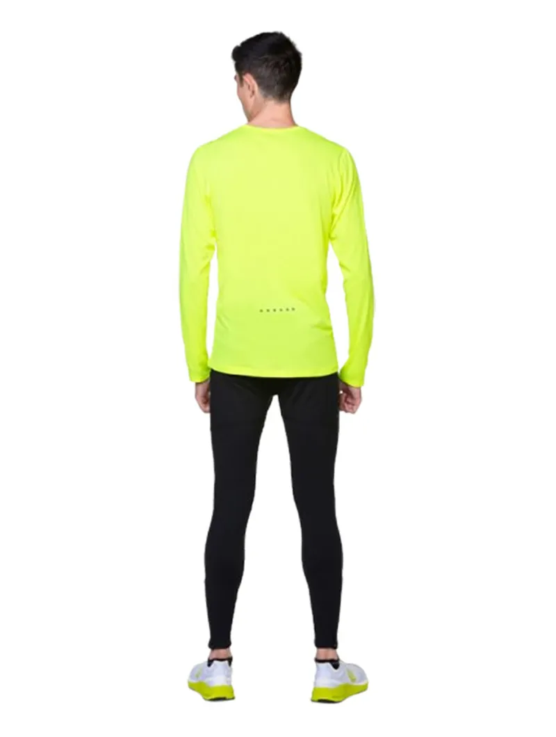 Ronhill Men's Core L/S Tee Fluo Yellow/Black-3