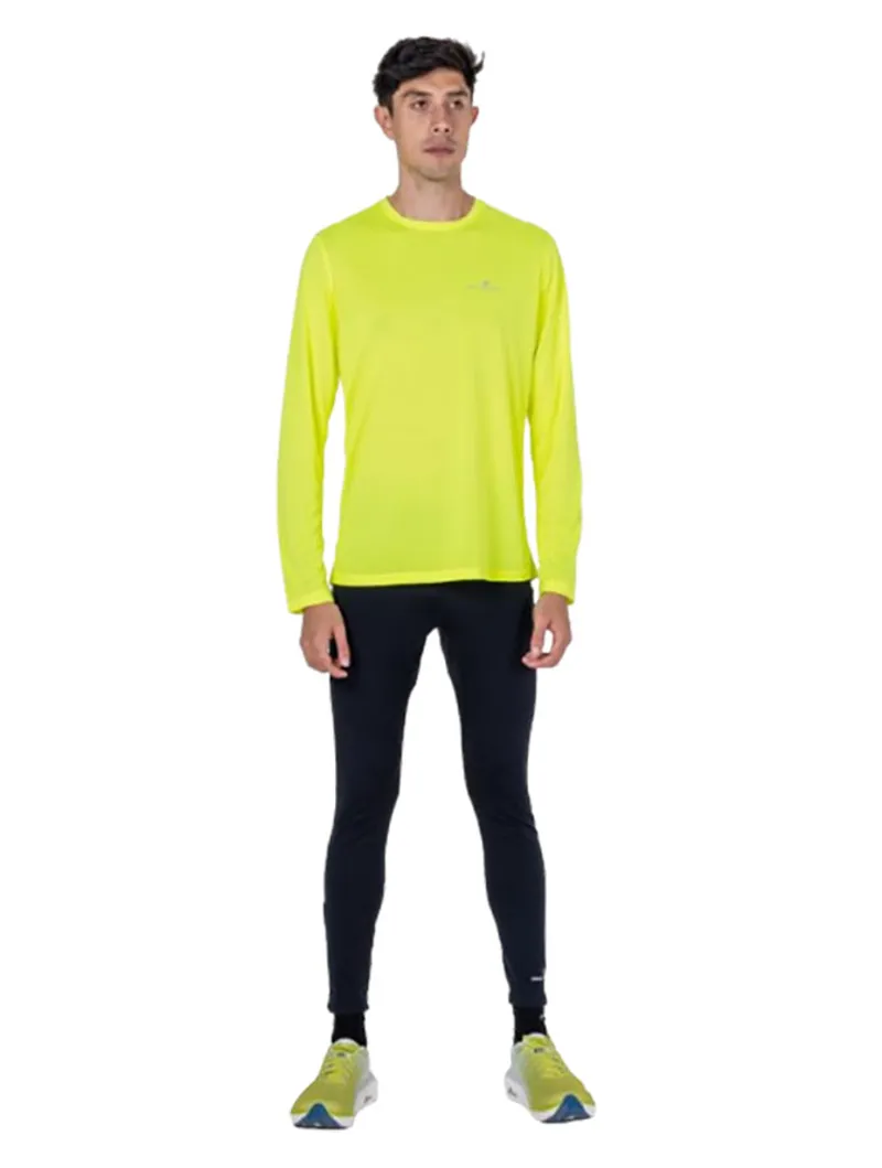 Ronhill Men's Core L/S Tee Fluo Zest-3