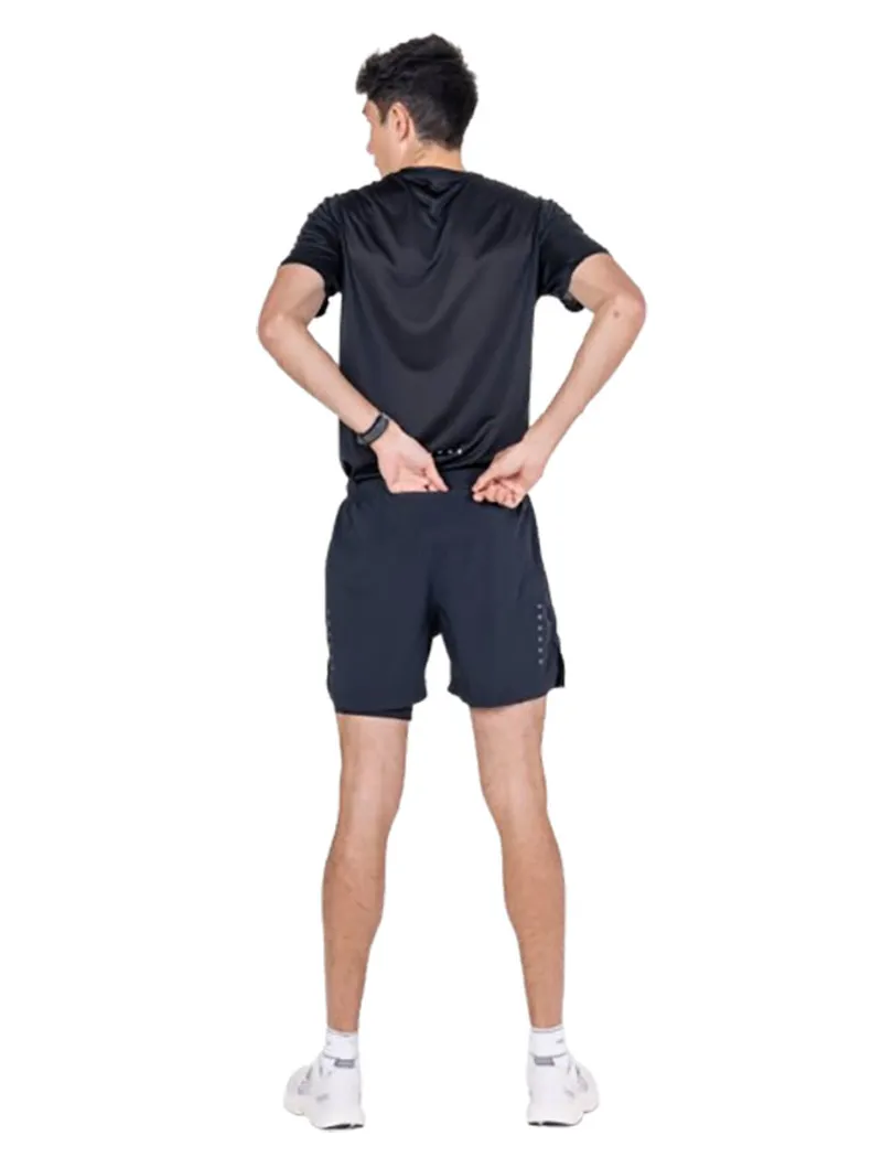 Ronhill Men's Core Twin Short Black-8