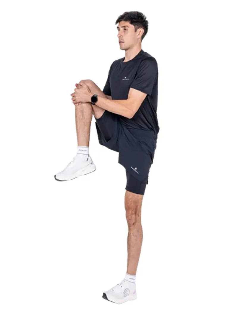 Ronhill Men's Core Twin Short Black-7