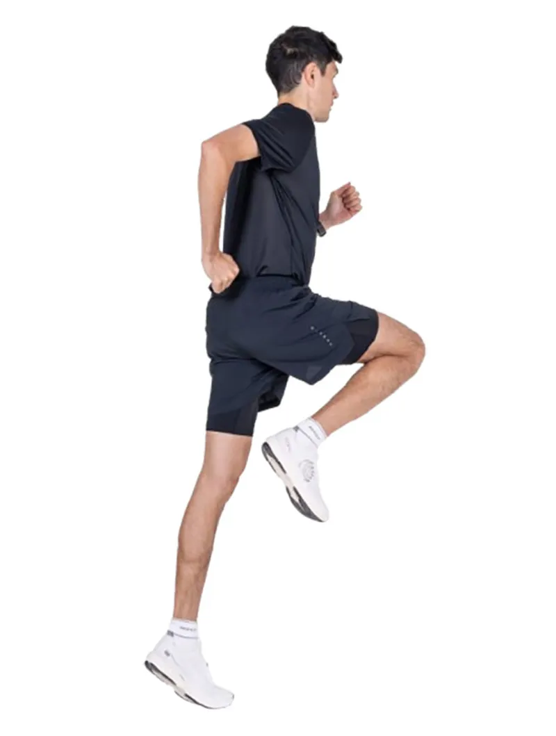 Ronhill Men's Core Twin Short Black-6