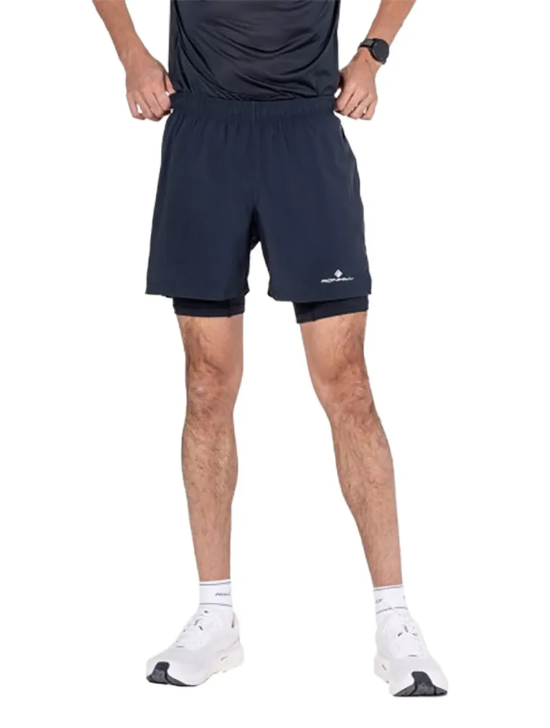 Ronhill Men's Core Twin Short Black-2