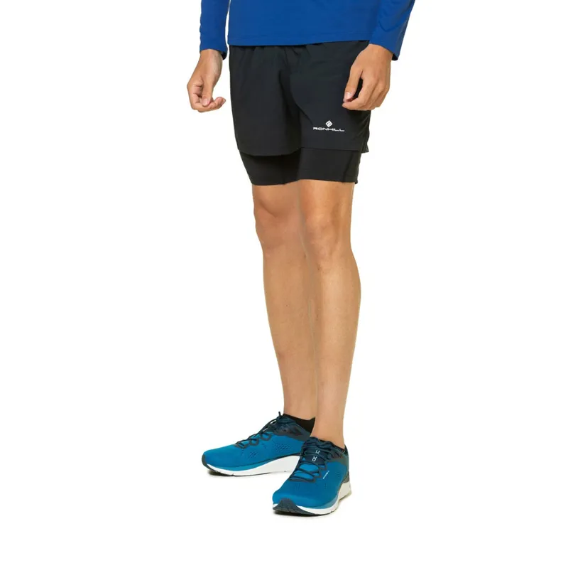 Ronhill Men's Core Twin Short Black-13