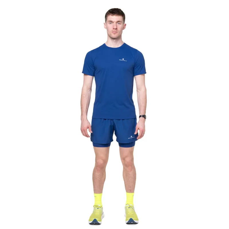Ronhill Men's Core Twin Short Dark Cobalt-2