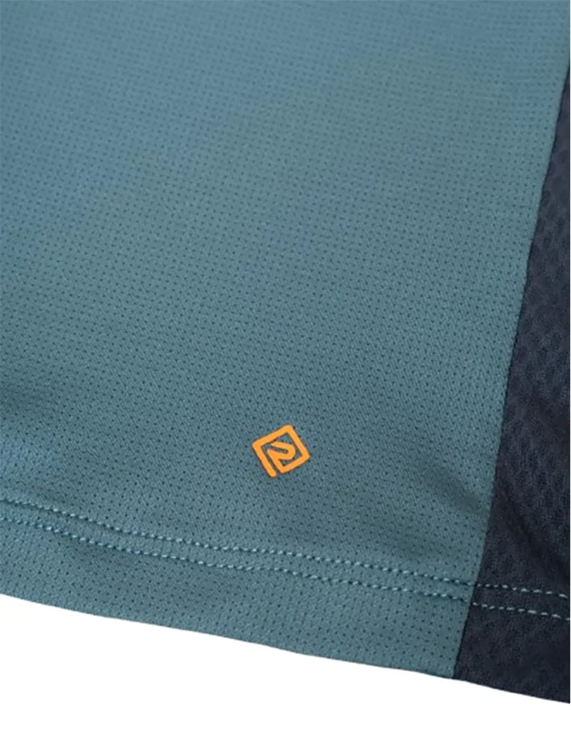 Ronhill Men's Tech 1/2 Zip S/S Tee Monolith/Artemis-9