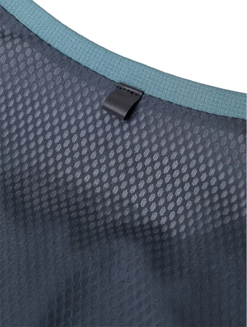 Ronhill Men's Tech 1/2 Zip S/S Tee Monolith/Artemis-8