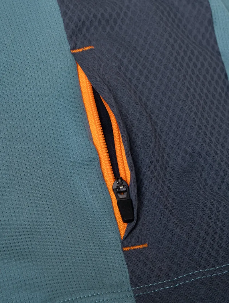 Ronhill Men's Tech 1/2 Zip S/S Tee Monolith/Artemis-6