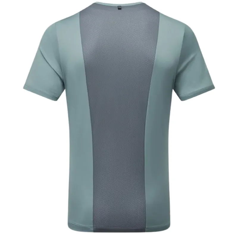 Ronhill Men's Tech 1/2 Zip S/S Tee Monolith/Artemis-1