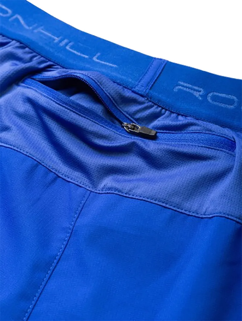 Ronhill Men's Tech 5 inch Short Azurite/Citrus-9