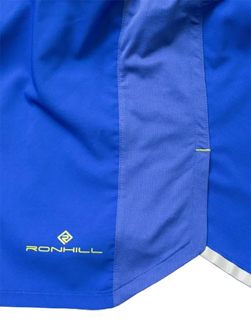 Ronhill Men's Tech 5 inch Short Azurite/Citrus-8