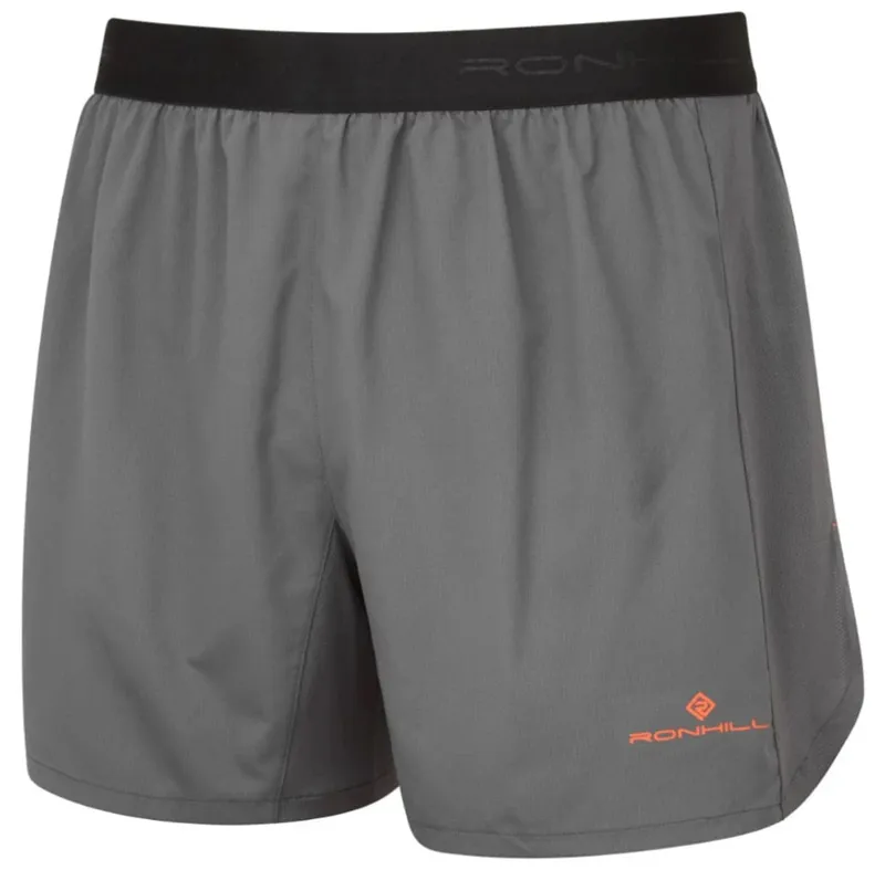 Ronhill Men's Tech 5 inch Short Iron/Cardinal Orange