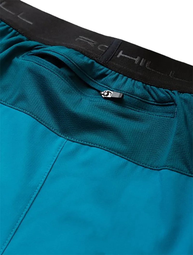 Ronhill Men's Tech 5 inch Short Petrol/Fluo Orange-2