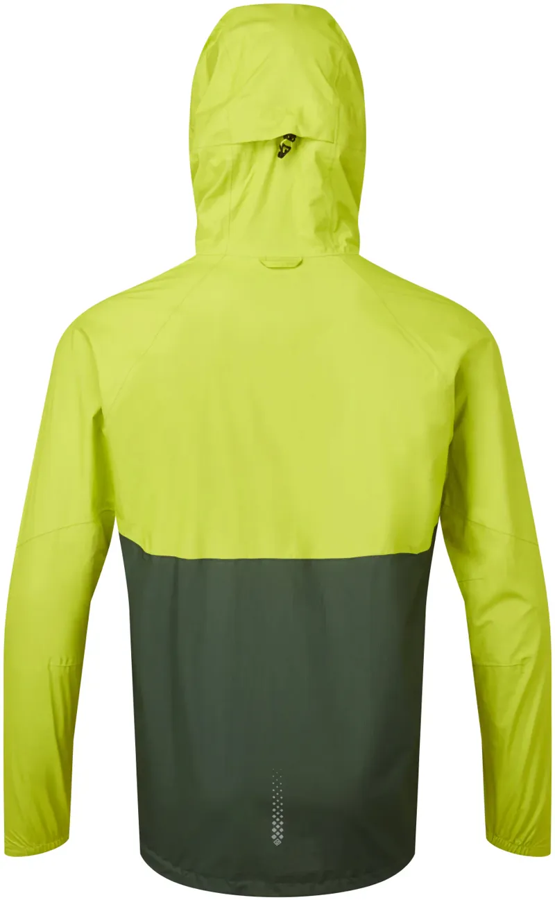Ronhill Men's Tech Fortify Jacket Dark Sage/Acid-1