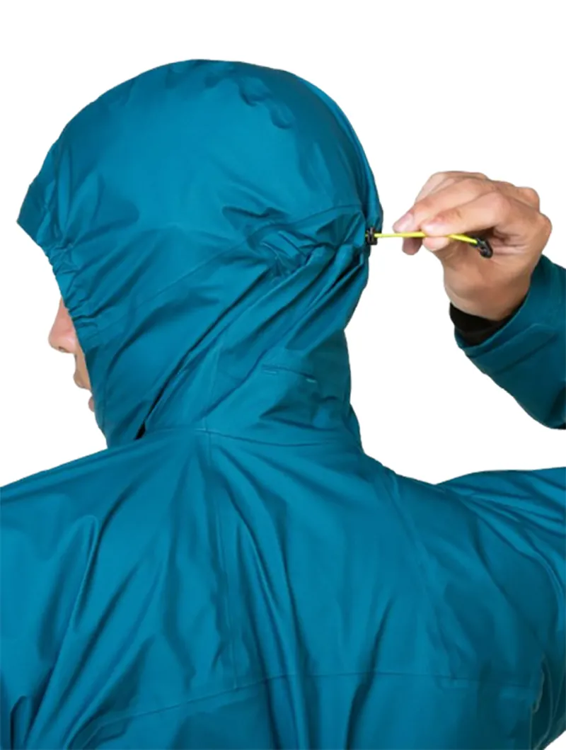 Ronhill Men's Tech Gore-Tex Mercurial Jacket Deep Teal/Acid-5