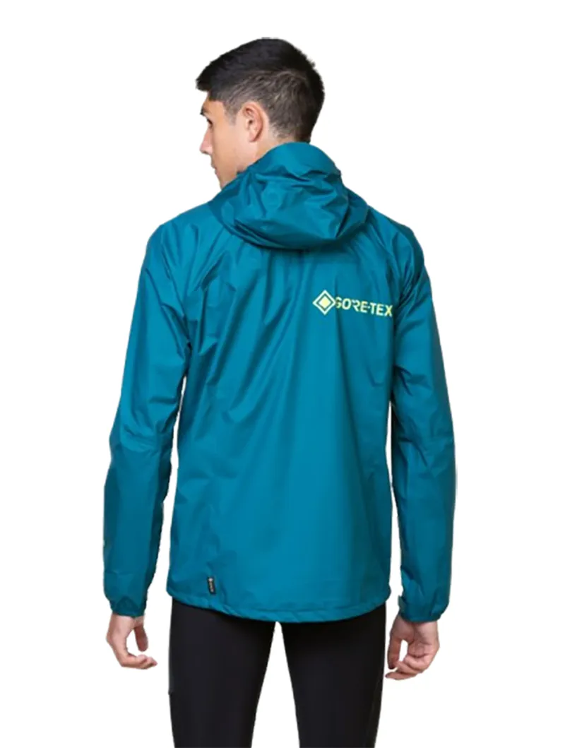 Ronhill Men's Tech Gore-Tex Mercurial Jacket Deep Teal/Acid-1