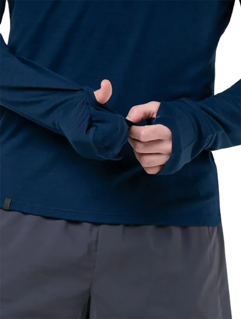 Ronhill Men's Tech Merino 1/2 Zip Dark Navy/Oxide-5