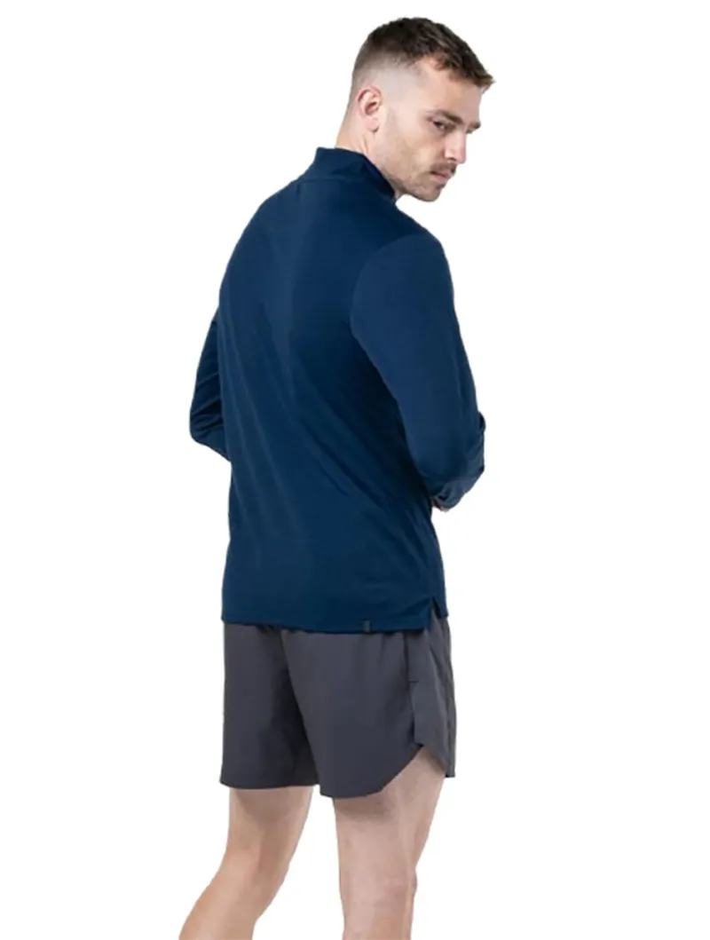 Ronhill Men's Tech Merino 1/2 Zip Dark Navy/Oxide-4