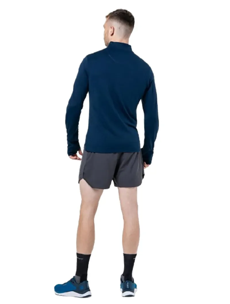 Ronhill Men's Tech Merino 1/2 Zip Dark Navy/Oxide-3