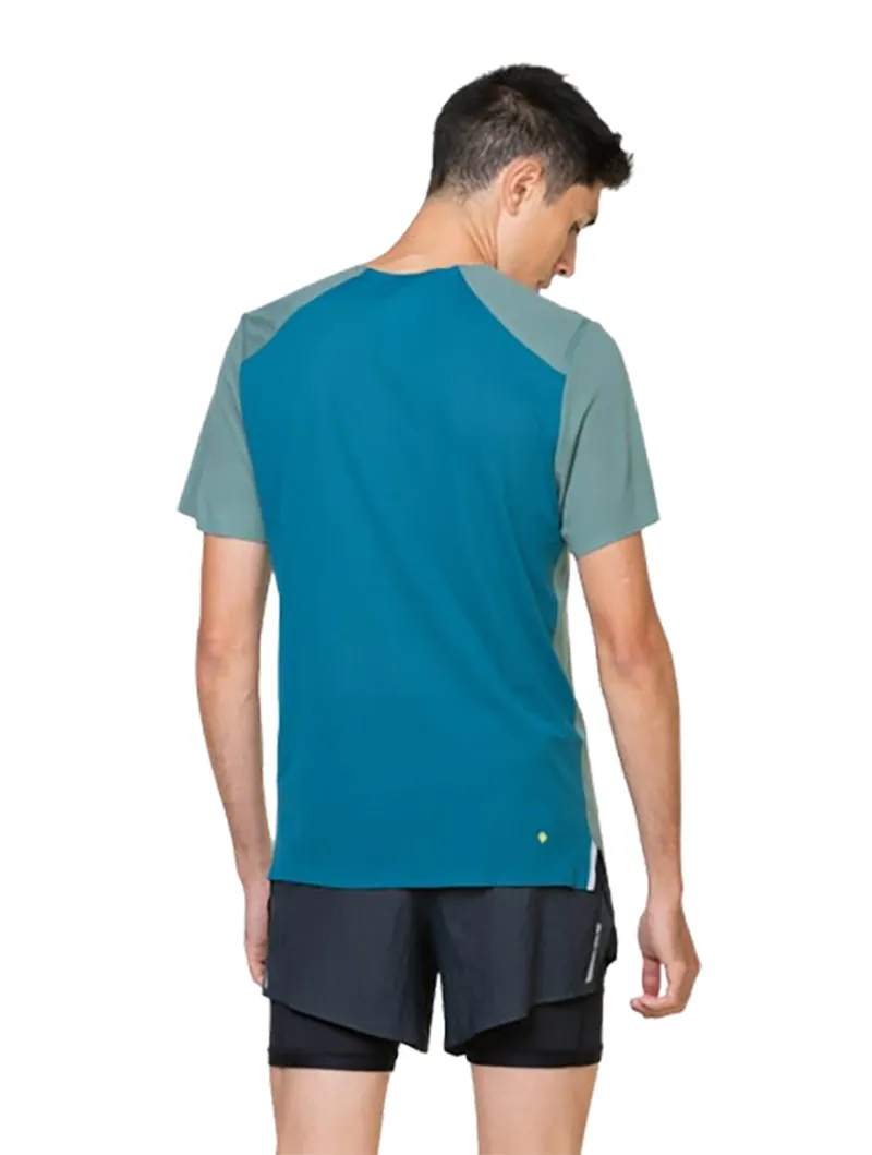 Ronhill Men's Tech Race S/S Tee Dark Sage/Deep Teal-6