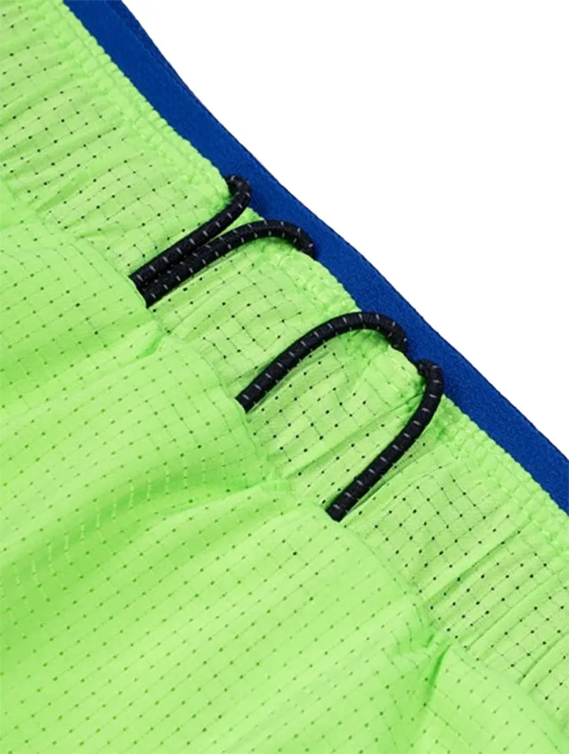 Ronhill Men's Tech Race Short Fluo Green/Dark Cobalt-11