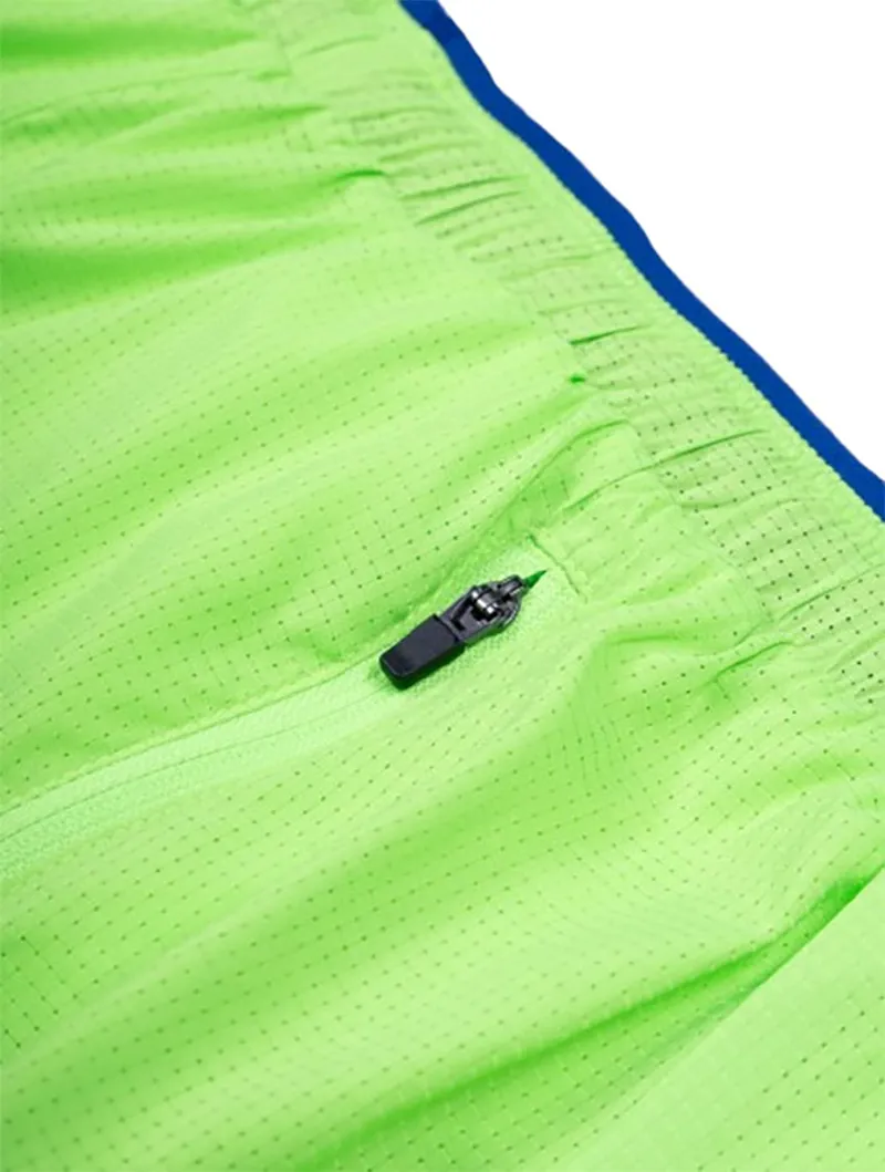 Ronhill Men's Tech Race Short Fluo Green/Dark Cobalt-10
