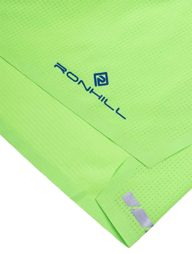 Ronhill Men's Tech Race Short Fluo Green/Dark Cobalt-8
