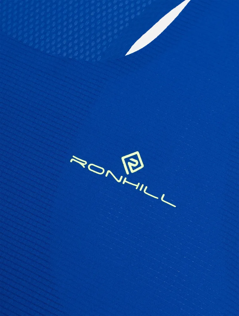 Ronhill Men's Tech Race Vest Dark Cobalt/Fluo Green-4