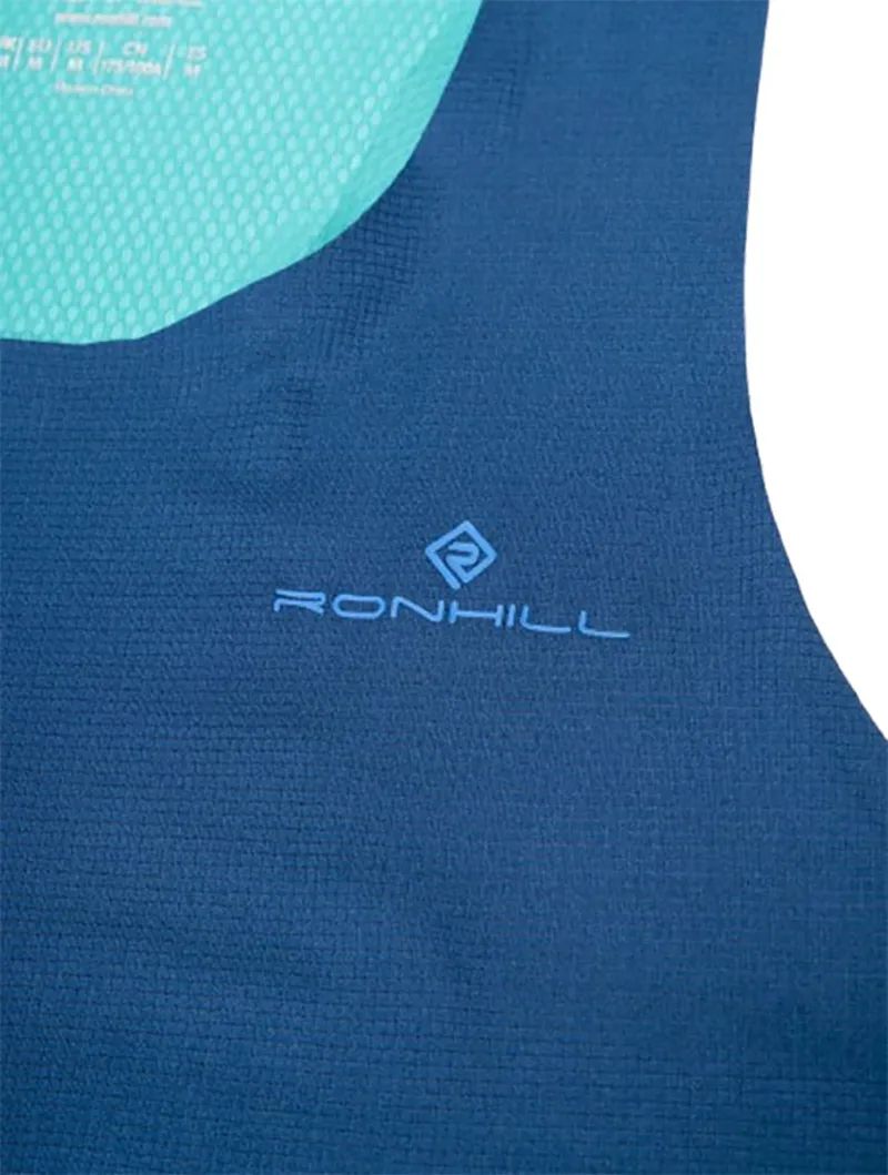 Ronhill Men's Tech Race Vest Dark Navy/Deep Laguna-7
