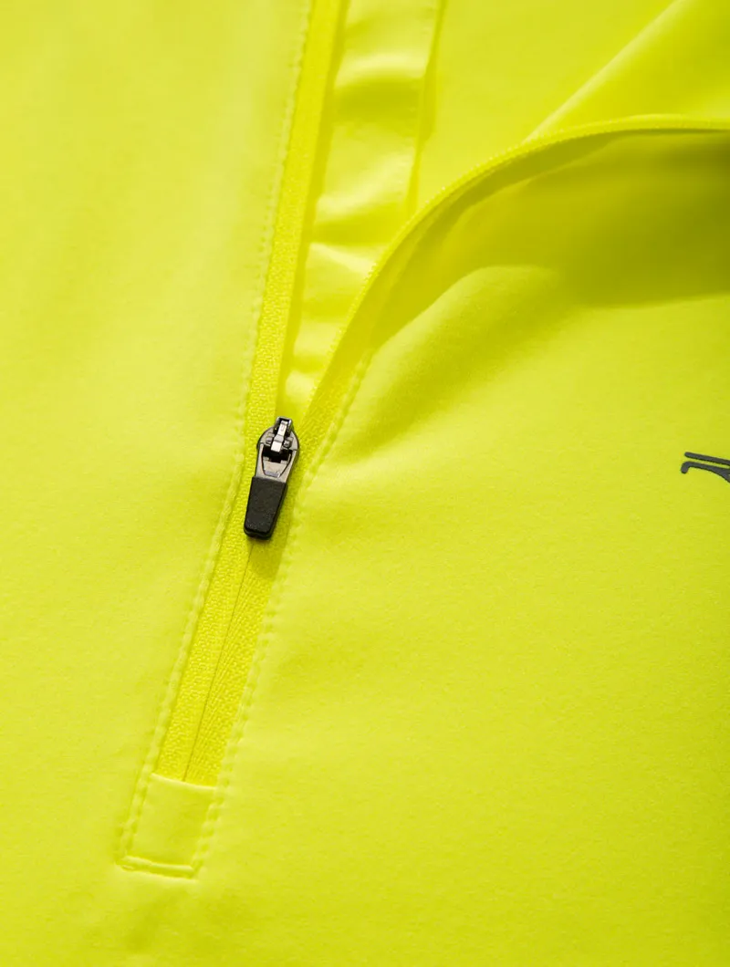 Ronhill Men's Tech Reflect 1/2 Zip Fluo Yellow/Reflect-8