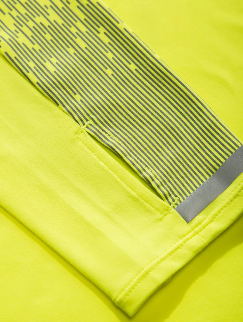 Ronhill Men's Tech Reflect 1/2 Zip Fluo Yellow/Reflect-7