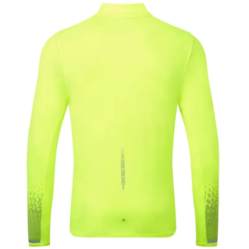 Ronhill Men's Tech Reflect 1/2 Zip Fluo Yellow/Reflect-1