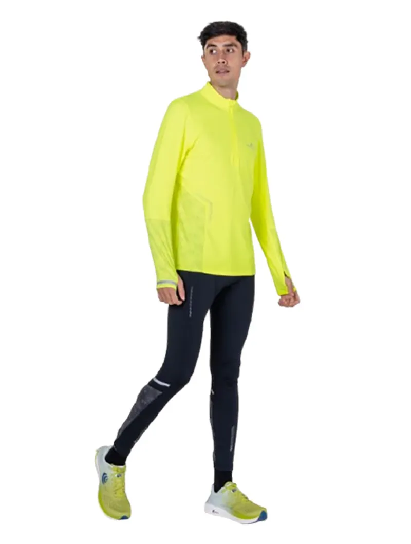 Ronhill Men's Tech Reflect 1/2 Zip Fluo Zest/Reflect-8