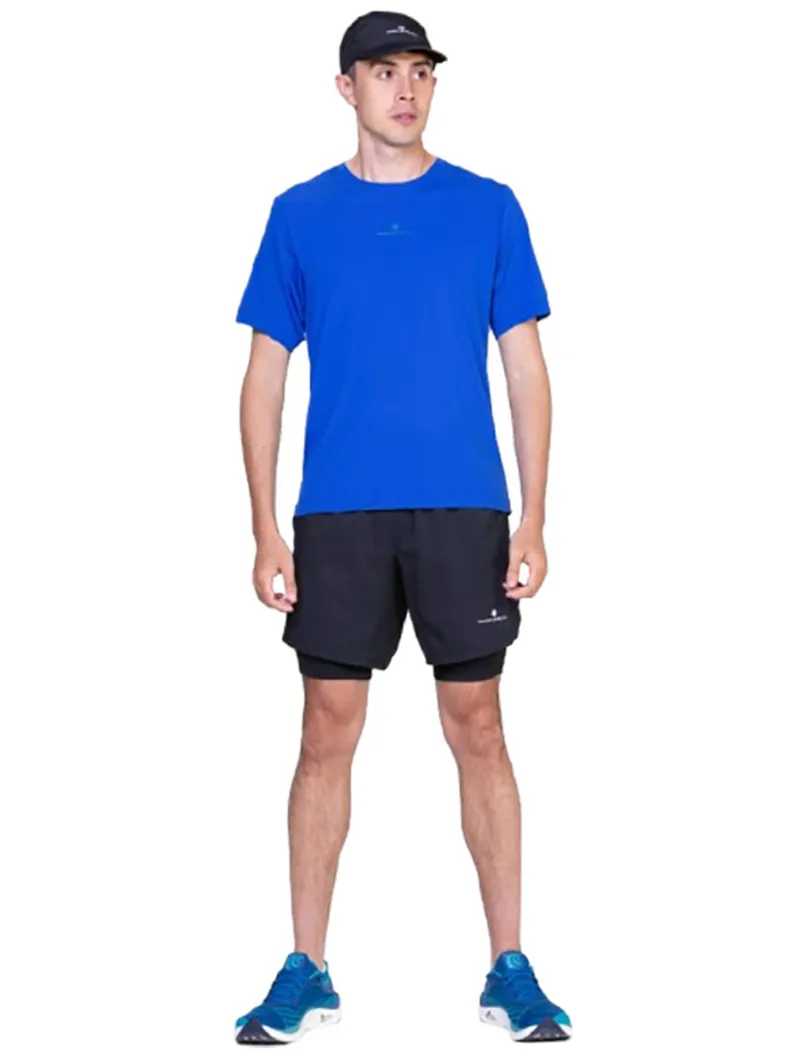 Ronhill Men's Tech S/S Tee Seafaring/Deep Laguna-4
