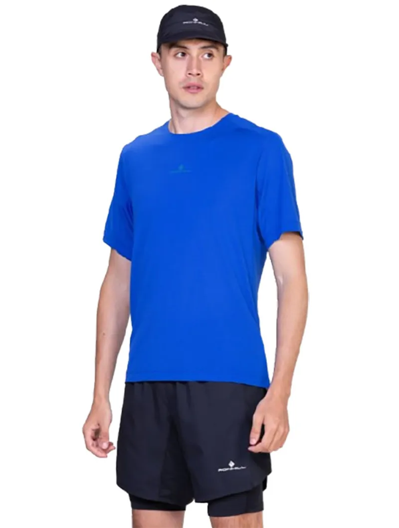 Ronhill Men's Tech S/S Tee Seafaring/Deep Laguna-2