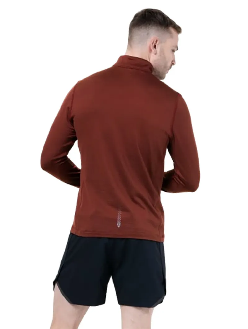 Ronhill Men's Tech Winter 1/2 Zip Chesnut/Oxide-3