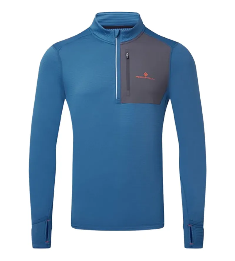 Ronhill Men's Tech Winter 1/2 Zip Glacier/Oxide
