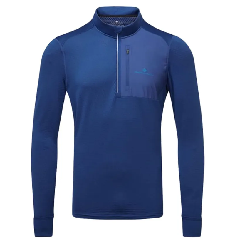 Ronhill Men's Tech Winter 1/2 Zip Ocean/Electric Blue