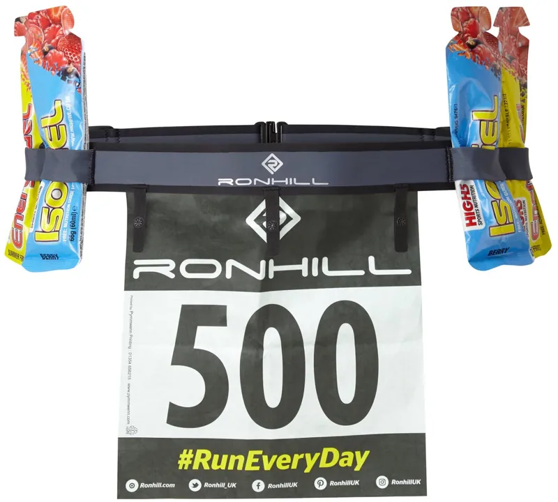 Ronhill Race Number Belt All Black