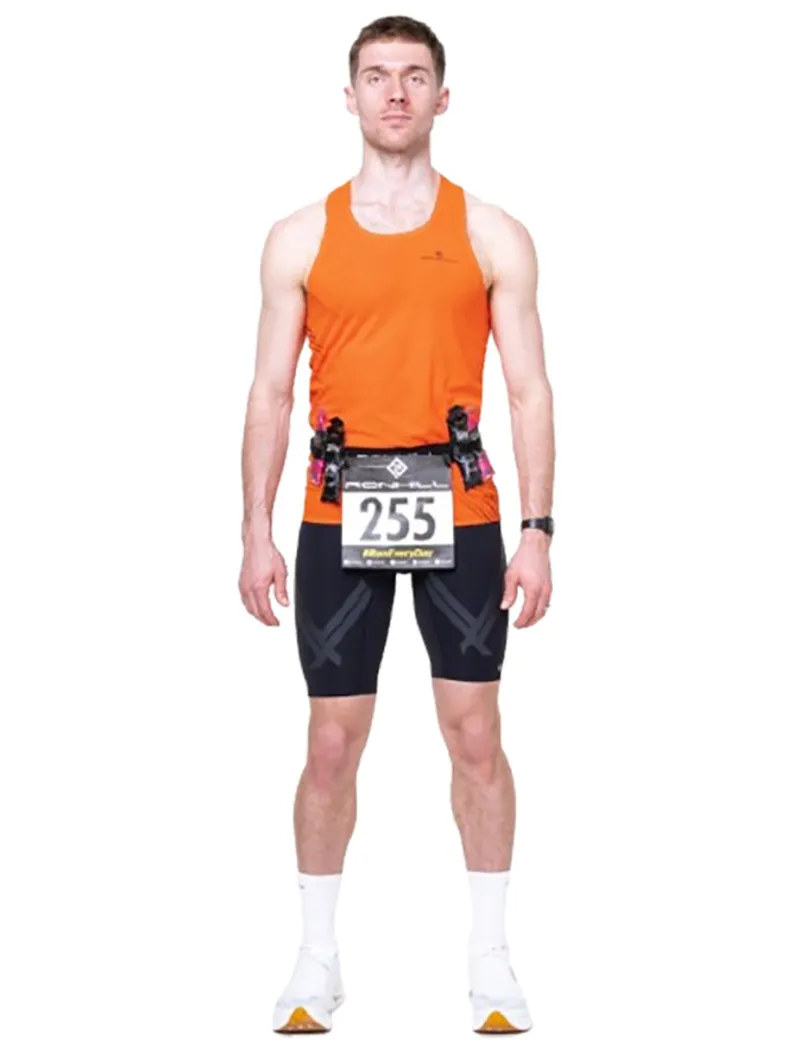 Ronhill Race Number Belt All Black-5