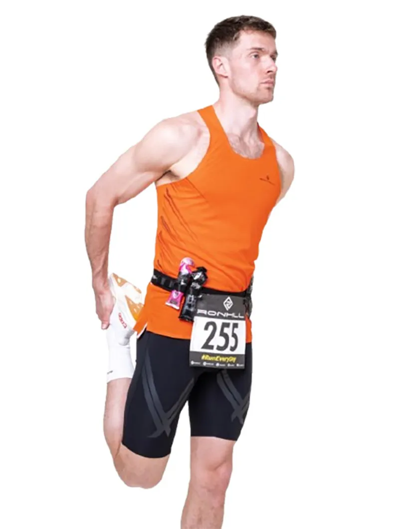 Ronhill Race Number Belt All Black-3