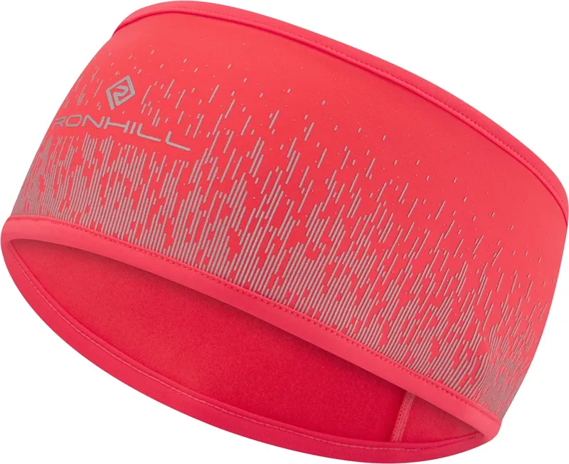 Ronhill Reflect Headband Hot Coral/Reflect
