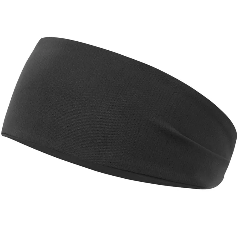 Ronhill Reversible Headband All Black-1