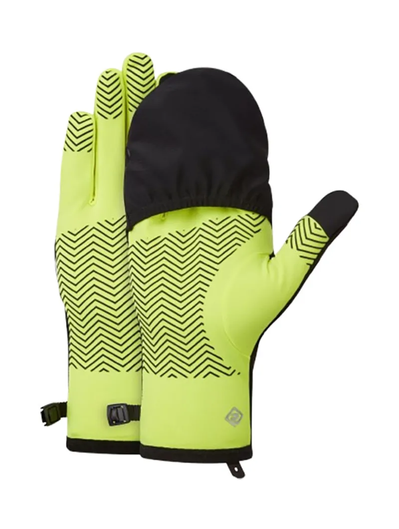 Ronhill Wind-Block Convertible Glove Fluo Yellow/Black-1