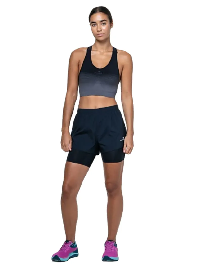 Ronhill Women's Core 3.5 inch Twin Short Black-5