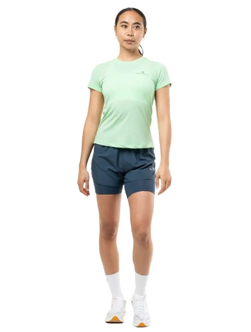 Ronhill Women's Core 3.5 inch Twin Short Evening Haze-6