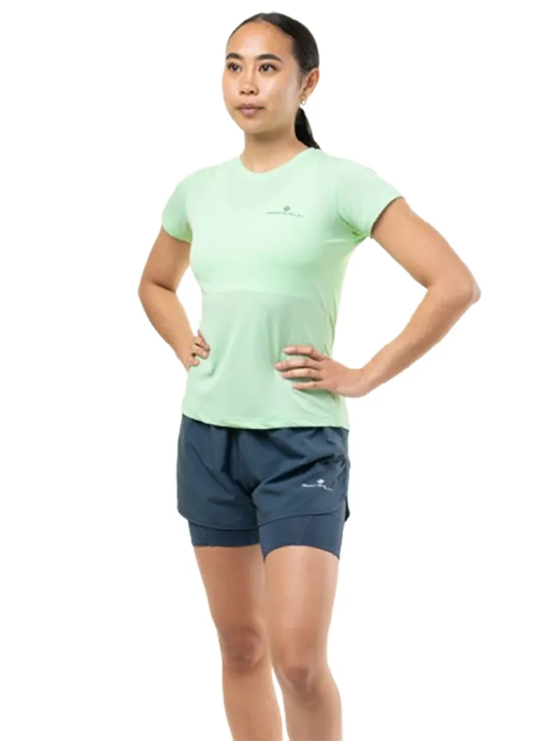 Ronhill Women's Core 3.5 inch Twin Short Evening Haze-4