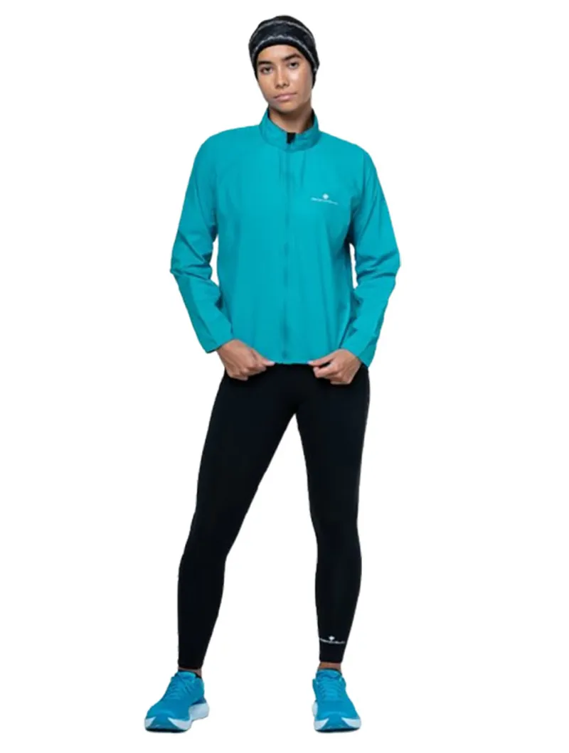 Ronhill Women's Core Jacket Azure/Bright White-5