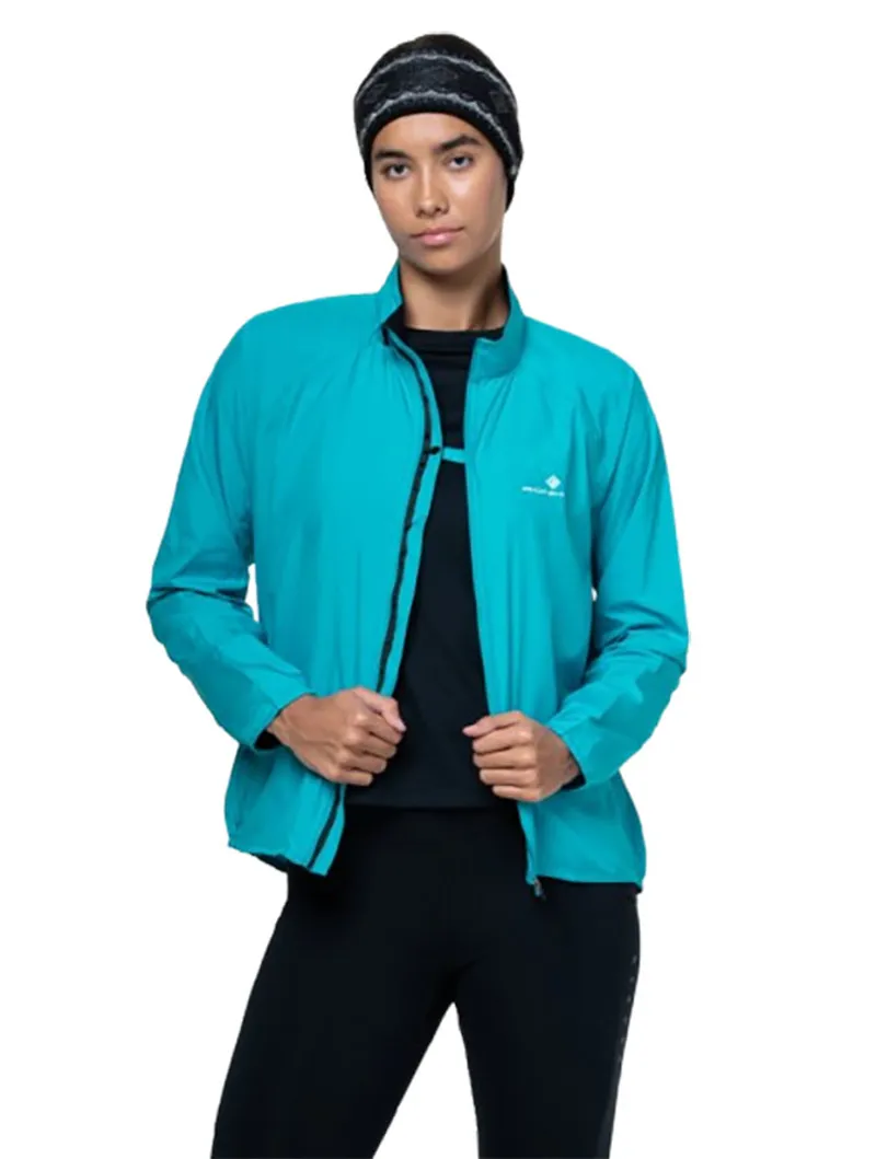 Ronhill Women's Core Jacket Azure/Bright White-3