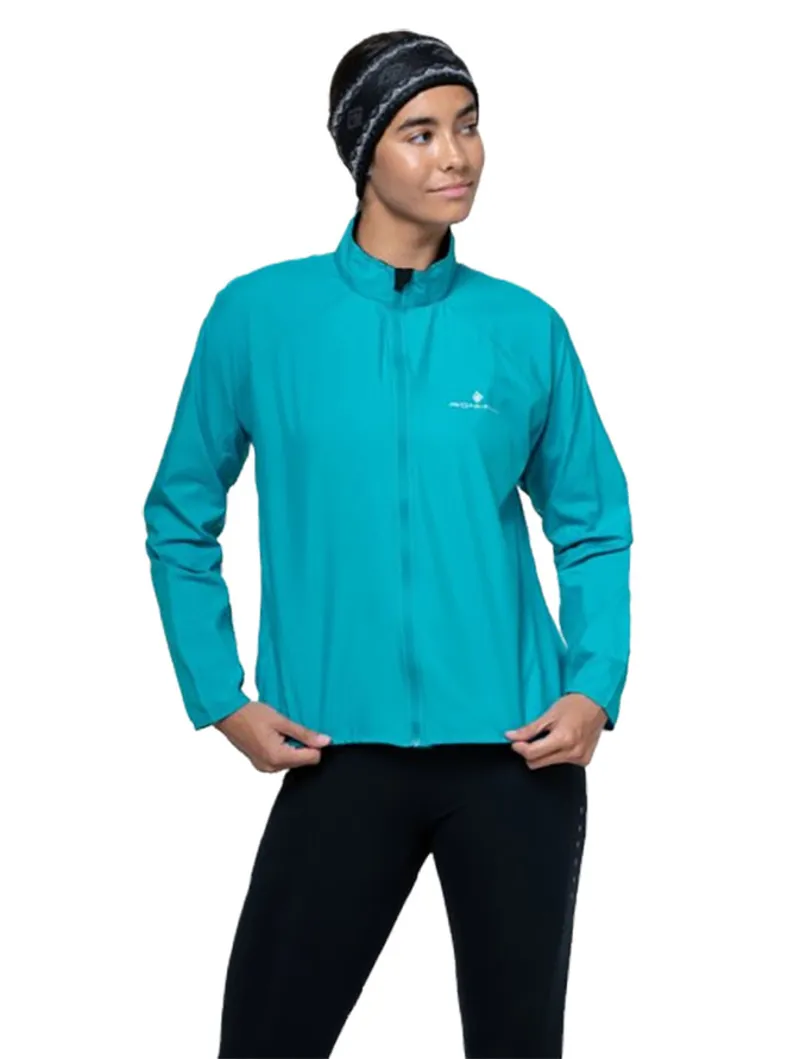 Ronhill Women's Core Jacket Azure/Bright White-2