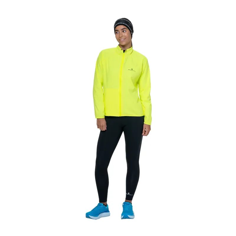 Ronhill Women's Core Jacket Fluo Yellow/Black-3